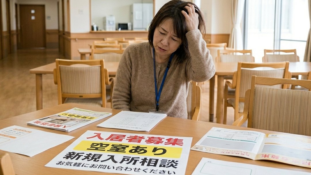空室が埋まらず困る施設担当者